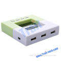 Square Shape 4 Pot Hub High Speed for PC with Time Indicator